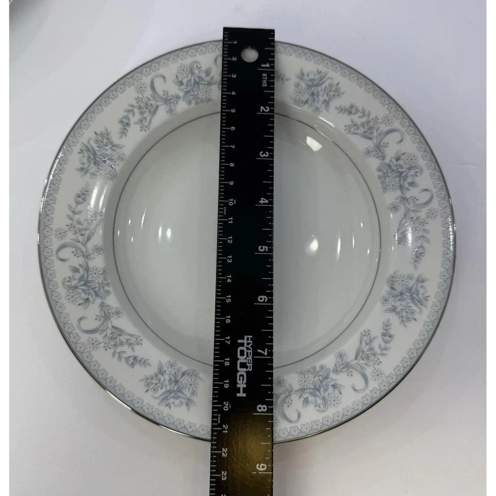 Mikasa Dresden Rose L9009 Rimmed‎ Soup Or Salad Plate Set of 4 Japan Read